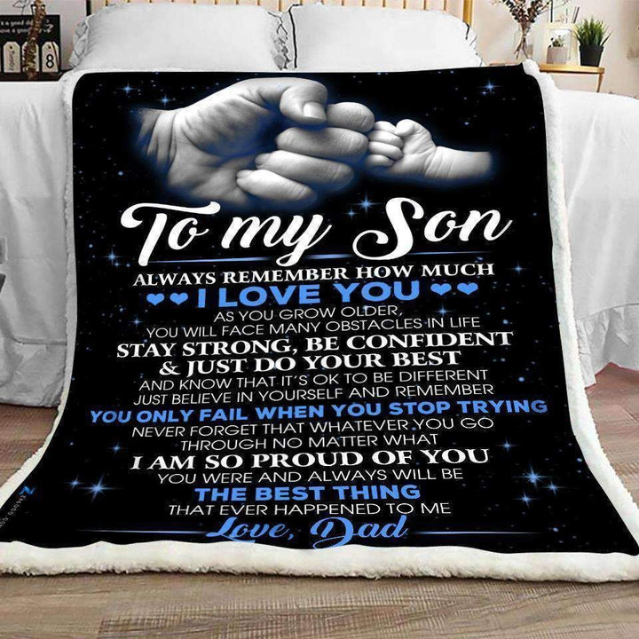 I Am So Proud Of You Blanket Dad Gift For Son