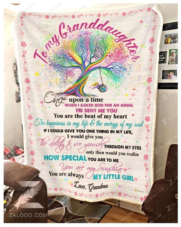 Grandma Gift For Granddaughter You Are Always My Little Girl Blanket