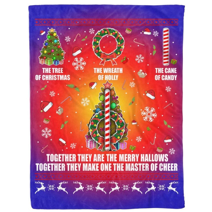 Ugly Christmas Gift They Make One Master Of Cheer The Tree Of Christmas - Fleece Blanket