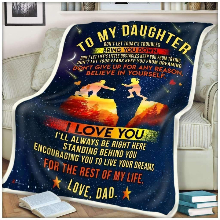 I’ll Always Be Right Here Blanket Gift For Daughter