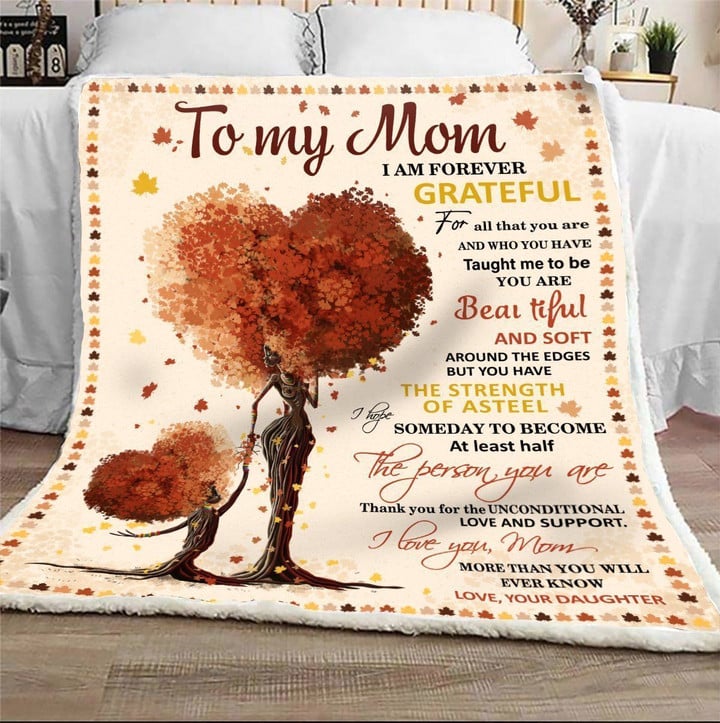 Gift For Mama Love You With All My Heart Custom Design Fleece Blanket