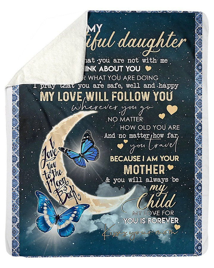 What Are You Doing I Pray That You Safe Well Great Gift For Daughter Fleece Blanket