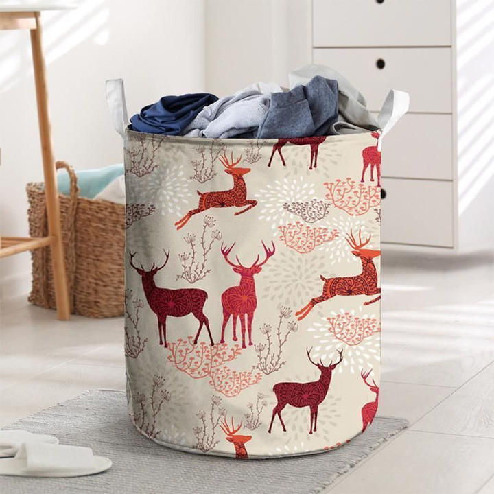 Red Deer Laundry Basket