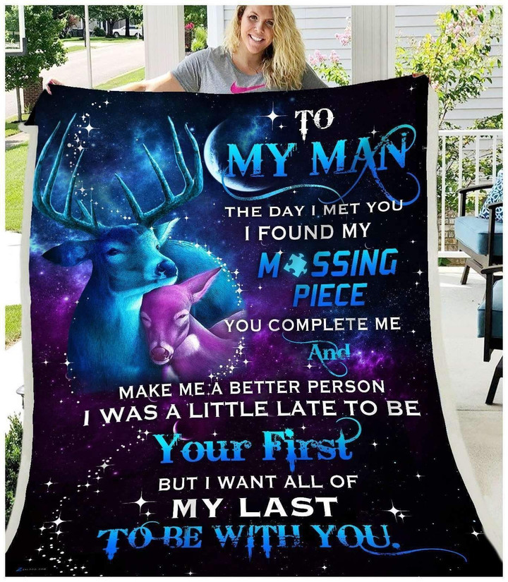 Blanket Gift For Your Man You Complete Me