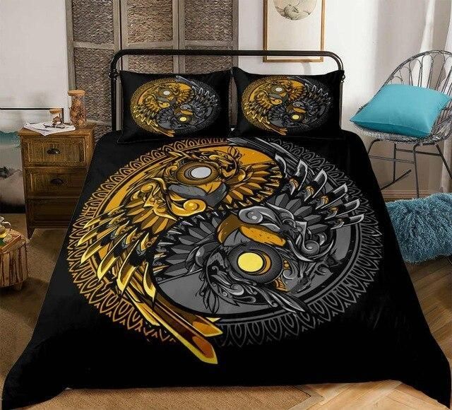 Yin Yang Bohemian Totem Duvet Cover Bedding Set