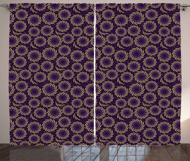 Blueberries And Leaves Printed Window Curtain Home Decor