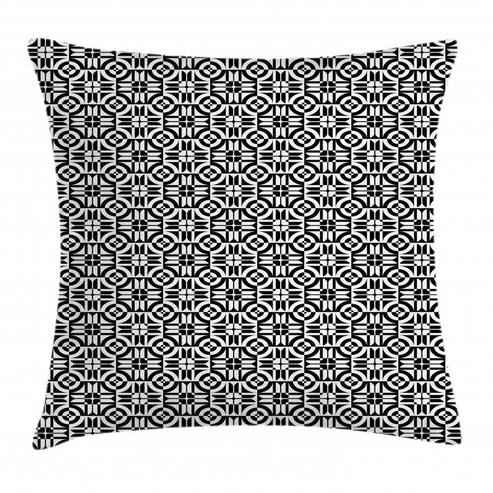 Abstract Modern Ornament Art Pattern Printed Cushion Cover
