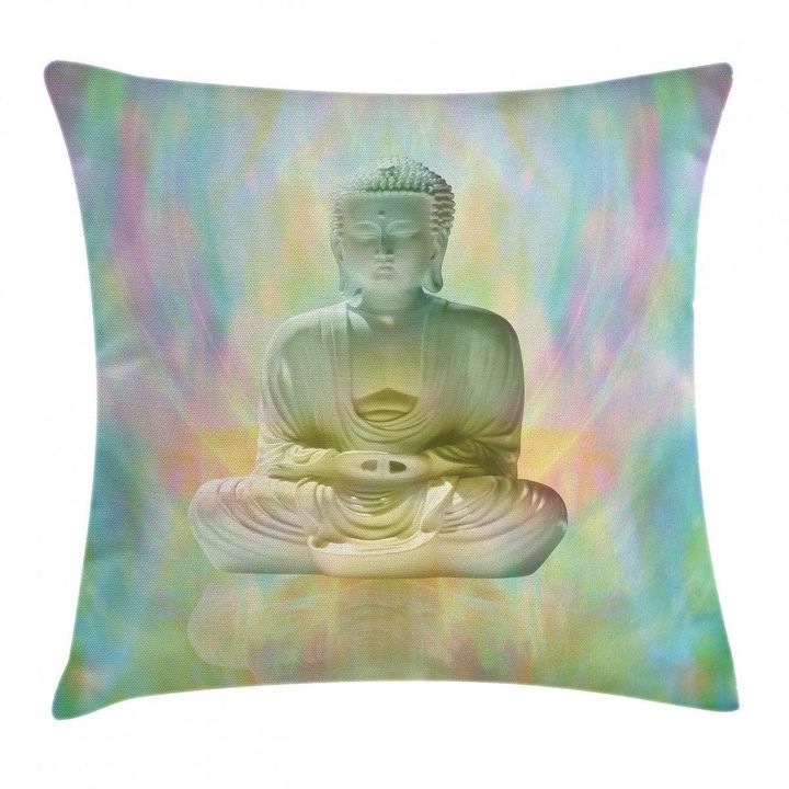 Colorful Blurred Backdrop Art Pattern Printed Cushion Cover