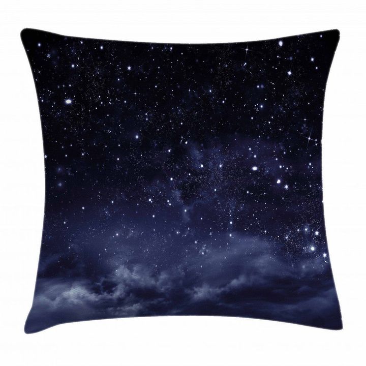 Ethereal Galactic View Art Pattern Printed Cushion Cover