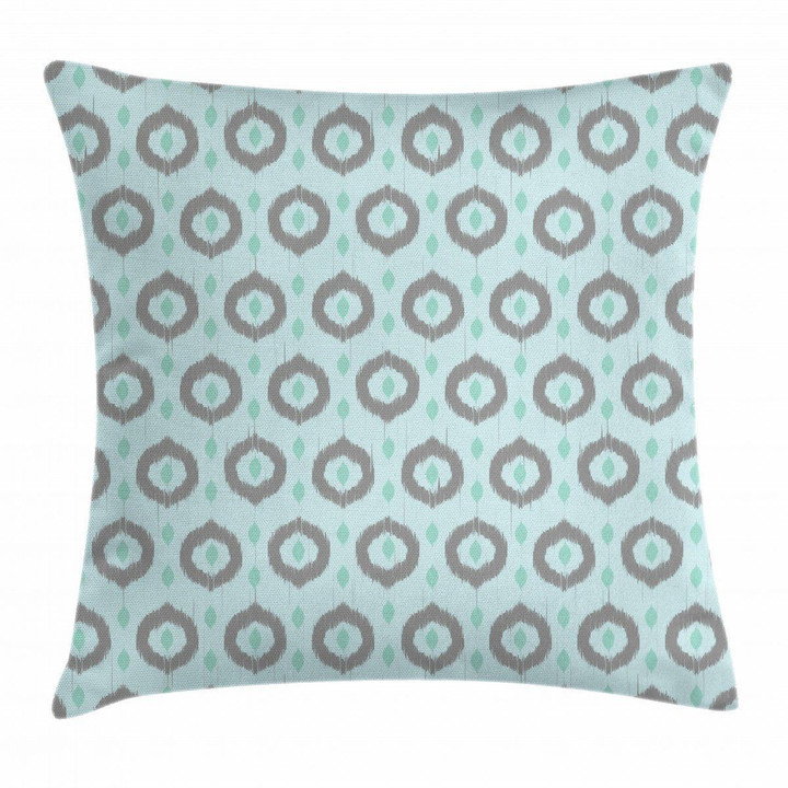 Ikat Style Pattern Art Printed Cushion Cover