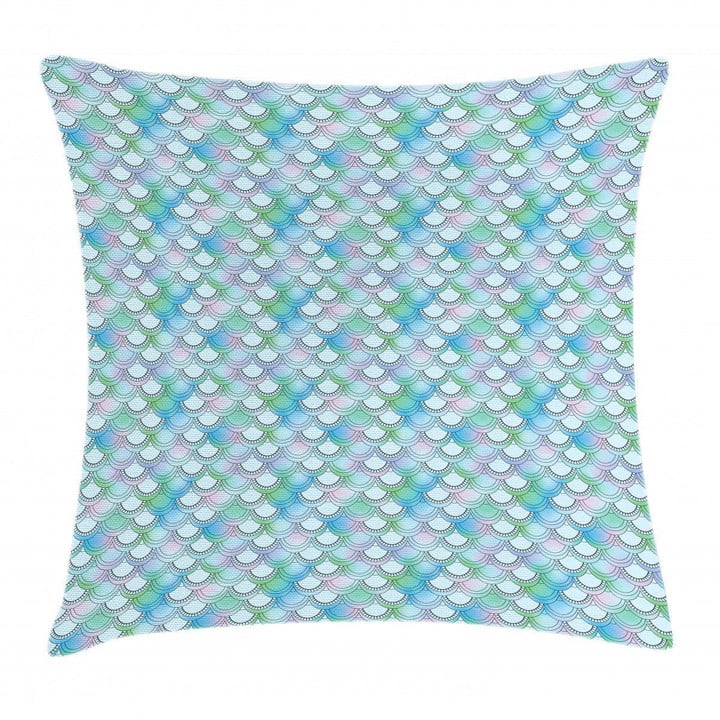 Squama Dreamy Colors Pattern Printed Cushion Cover