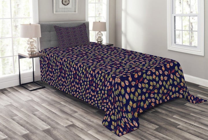 Berry Filled Branches 3D Printed Bedspread Set