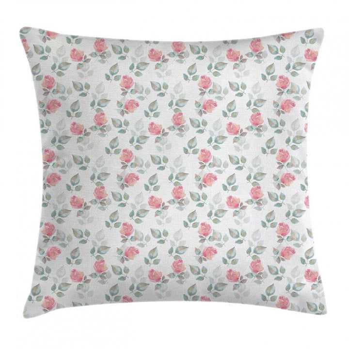 Rose Petals Blossoms Art Printed Cushion Cover