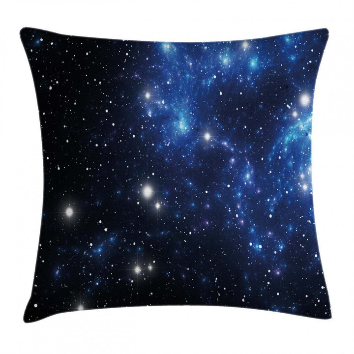 Space Star Nebula Pattern Printed Cushion Cover