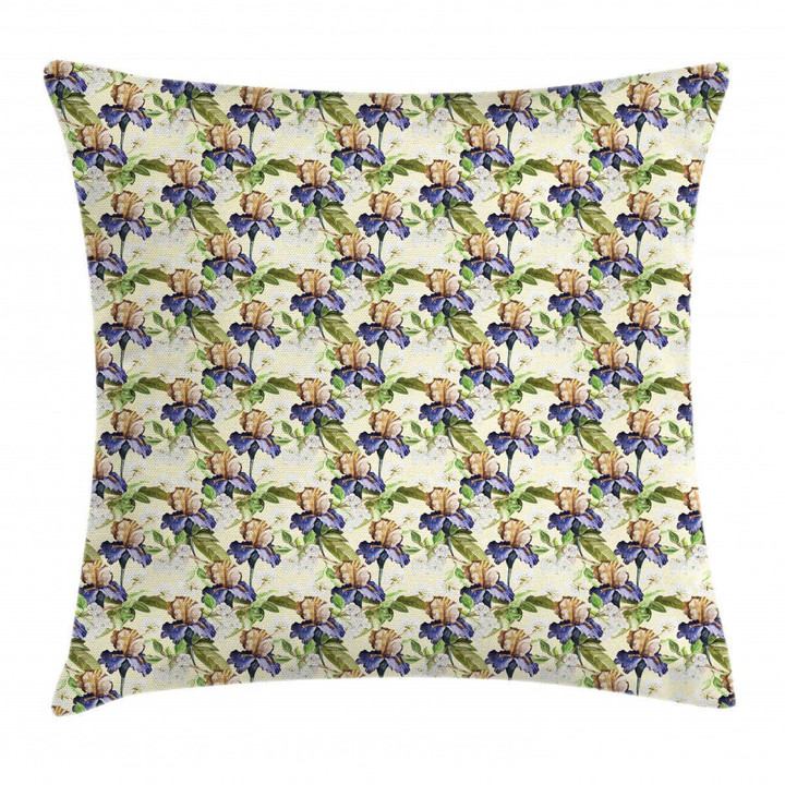 Watercolor Style Tropic Art Cushion Cover Home Decor
