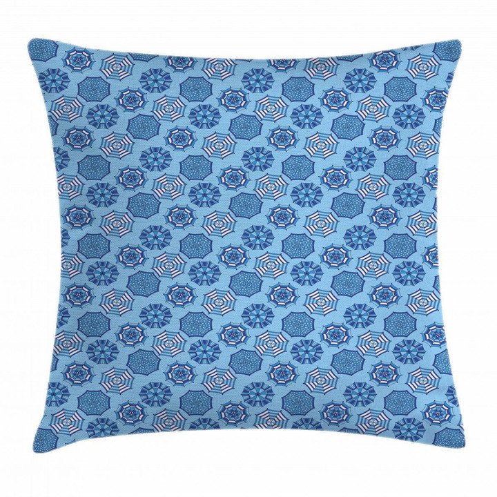 Umbrella Pattern Dots Art Pattern Printed Cushion Cover
