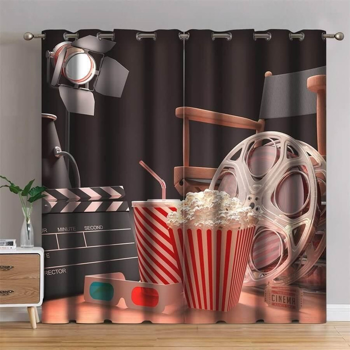 Movie Cinema Things Window Curtain Home Decor
