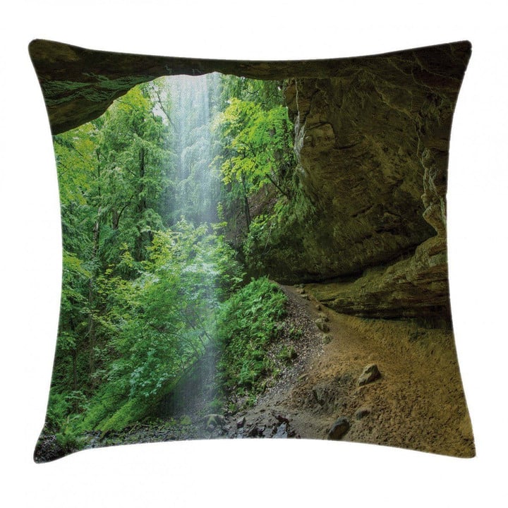 Canyon Michigan Caves Art Printed Cushion Cover