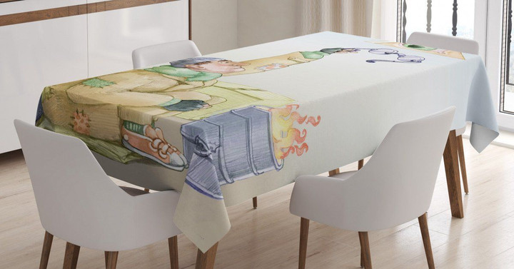 Homeless Metaphor Printed Tablecloth Home Decor