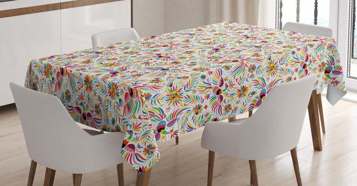 Colorful Nature Ethnic Pattern Printed Tablecloth Home Decor