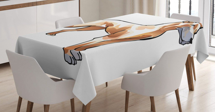 German Mastiff Dog Printed Tablecloth Home Decor