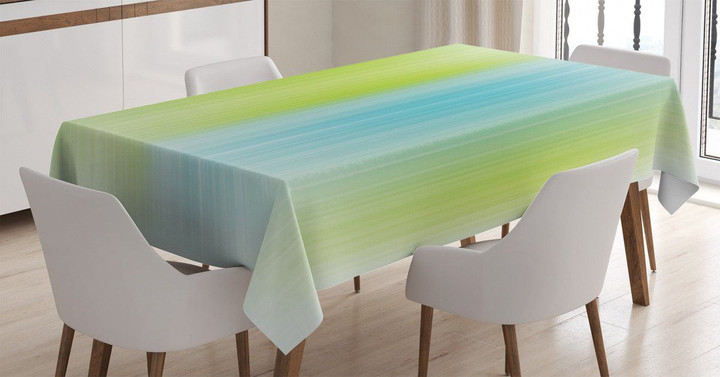 Digital Stripes Vertical Printed Tablecloth Home Decor