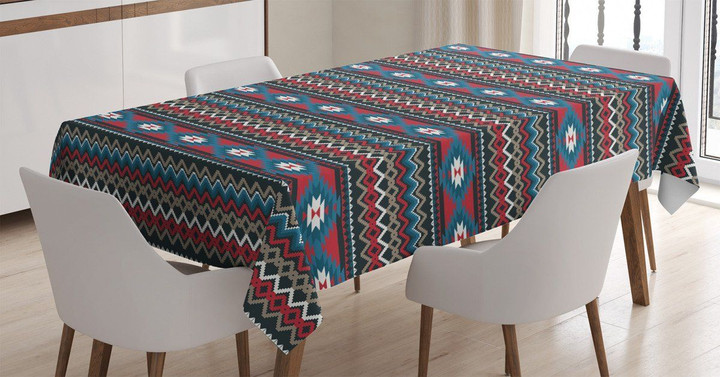Old Motif Pattern Printed Tablecloth Home Decor
