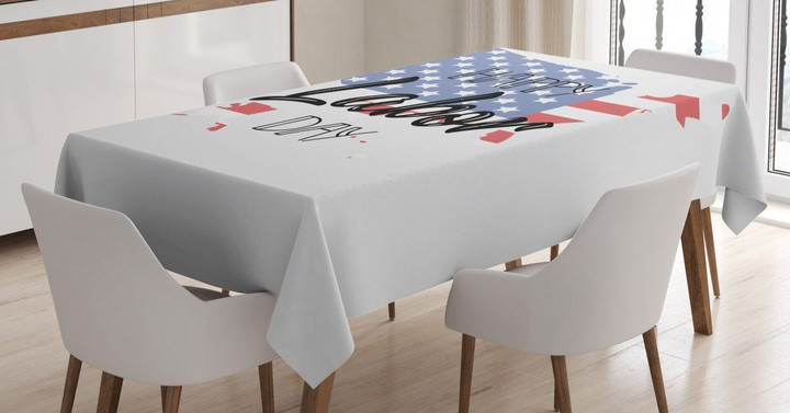 American Holiday Concept Printed Tablecloth Home Decor