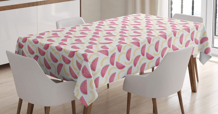 Summer Slices Pattern Printed Tablecloth Home Decor