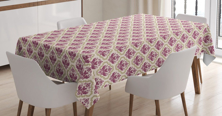 Romantic Art Deco Design Printed Tablecloth Home Decor