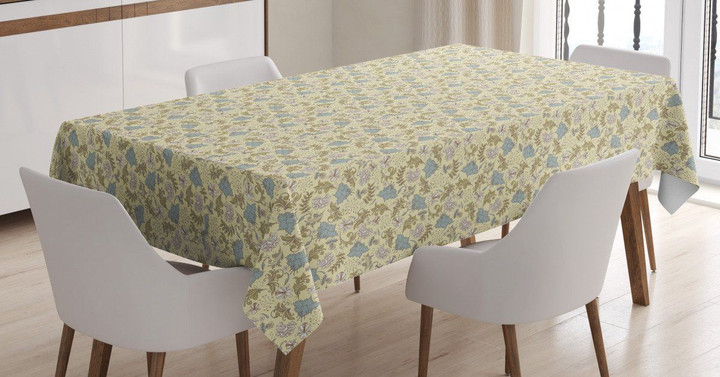 Modern Garden Items Pattern Printed Tablecloth Home Decor