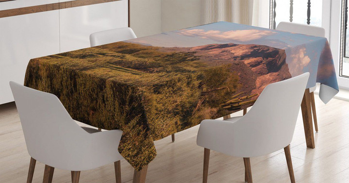 Mountain State Park Scenery Printed Tablecloth Home Decor