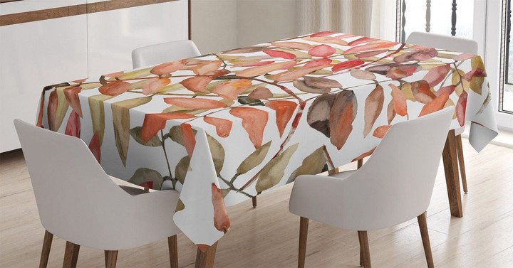 Northwoods Falling Leaf Printed Tablecloth Home Decor