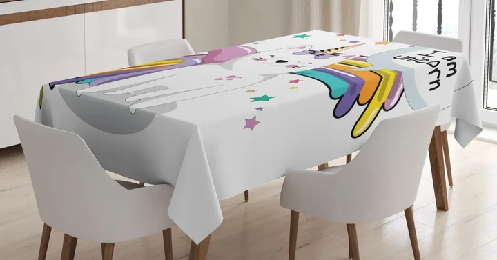 Kids Fiction Fairy Design Printed Tablecloth Home Decor