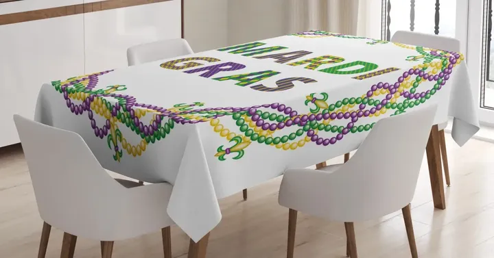Vivid Beads Patterns Design Printed Tablecloth Home Decor