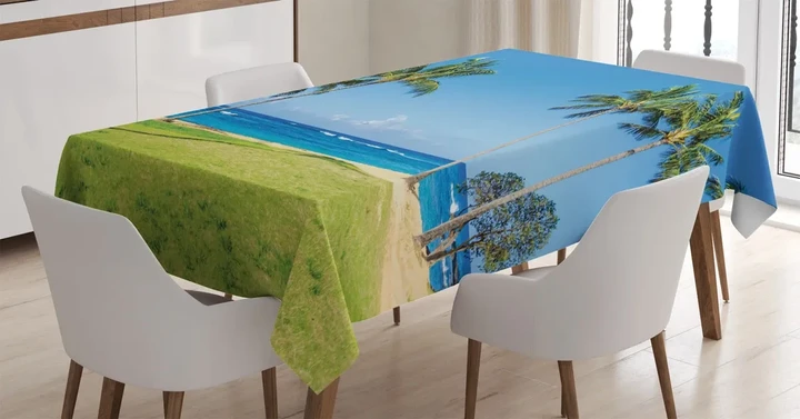 Coconut Palm Hawaii Design Printed Tablecloth Home Decor