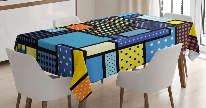 Moroccan Motifs Pattern Design Printed Tablecloth Home Decor