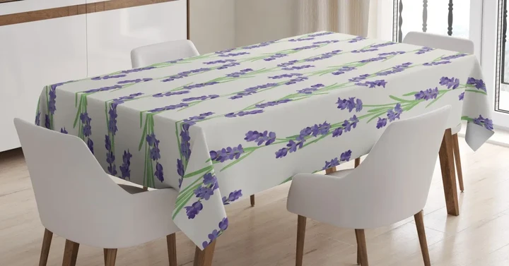 Garden Fragrance Blooms Design Printed Tablecloth Home Decor