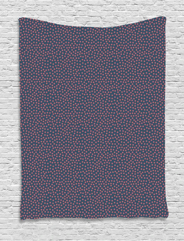 Random Retro Blemishes Purple Pattern Printed Wall Tapestry