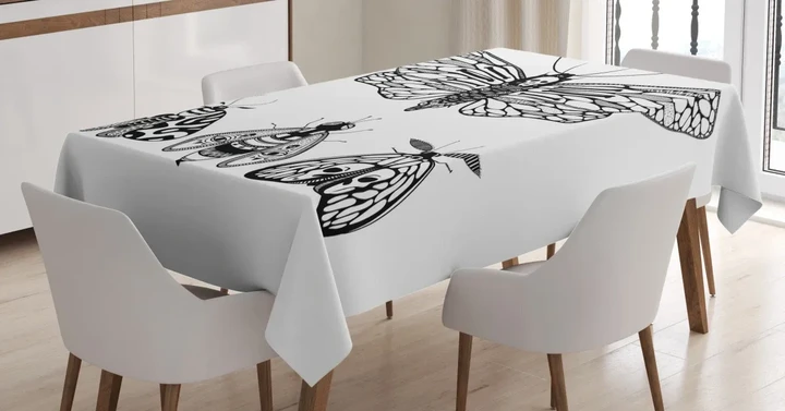 Minimalist Wings Art Design Printed Tablecloth Home Decor