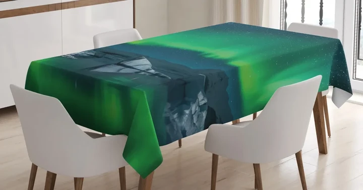 Snowy Hills Of Arctic 3d Printed Tablecloth Home Decoration