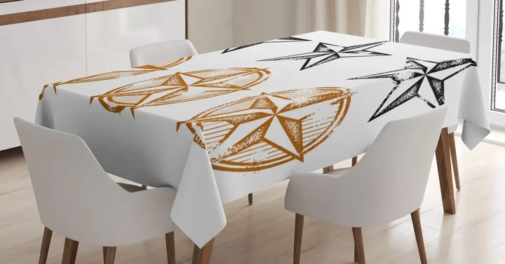 Western Pattern 3d Printed Tablecloth Home Decoration