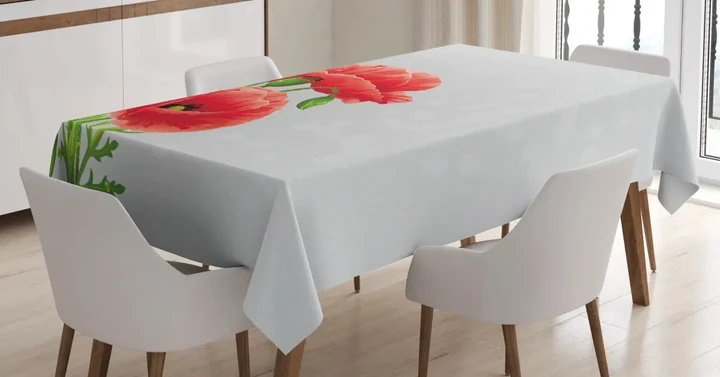 Fresh Bridal Romantic 3d Printed Tablecloth Home Decoration