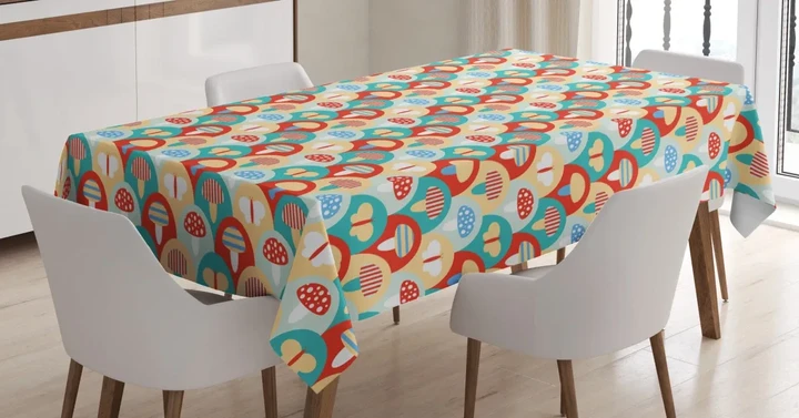 Toadstools Butterflies 3d Printed Tablecloth Home Decoration
