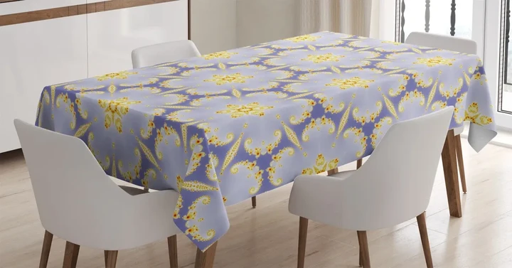 Boho Blossoms 3d Printed Tablecloth Home Decoration