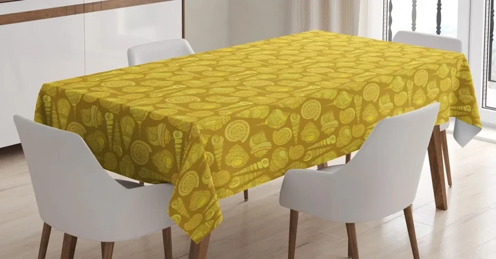 Ornamentals 3d Printed Tablecloth Home Decoration