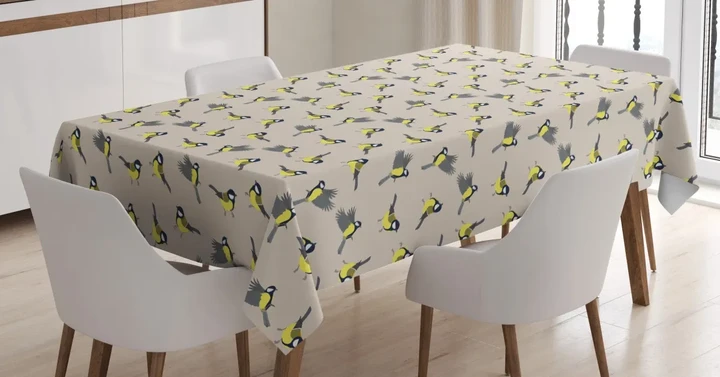 Avian Animals Art 3d Printed Tablecloth Home Decoration