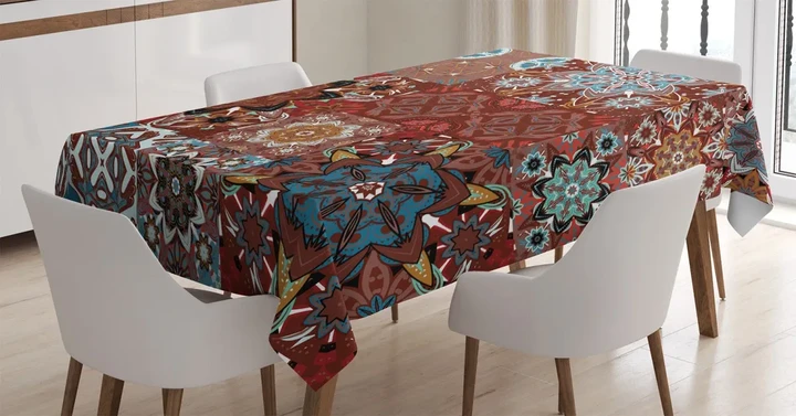 Victorian Mandala 3d Printed Tablecloth Home Decoration