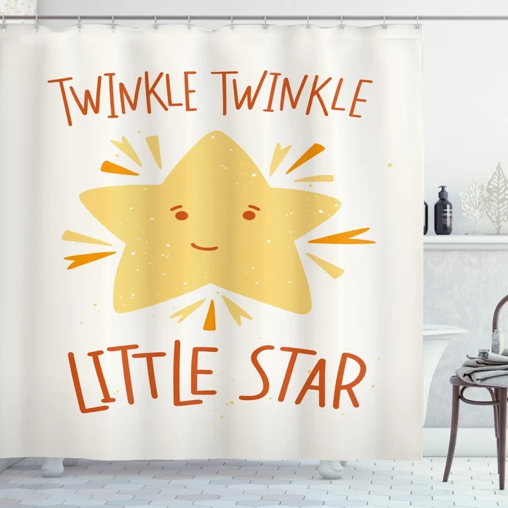 Twinkle Twinkle Little Star Shower Curtain Shower Curtain