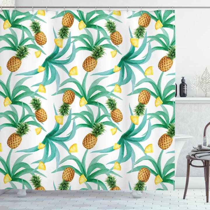 Botany Inspired Fruits Shower Curtain Shower Curtain